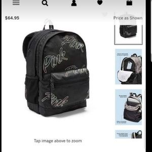 Vs Pink Bling Backpack